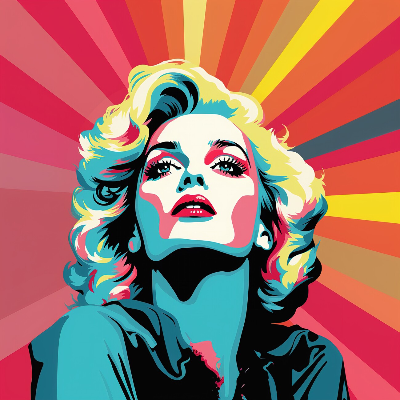 Illustration Marilyn Pop Art Style, 52% OFF