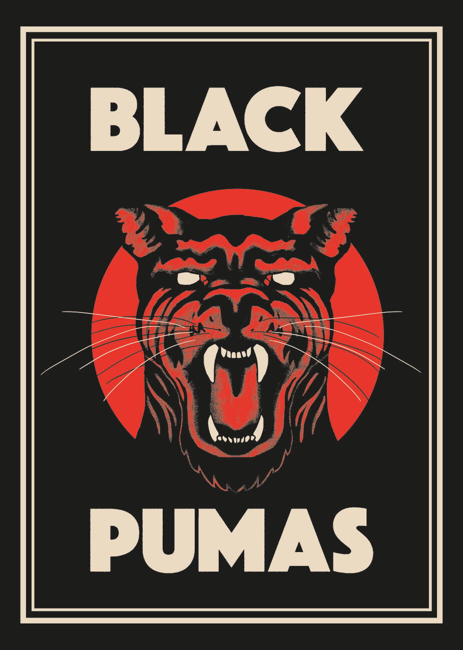 Poster, Bilde Black Pumas Poster, Merchandise