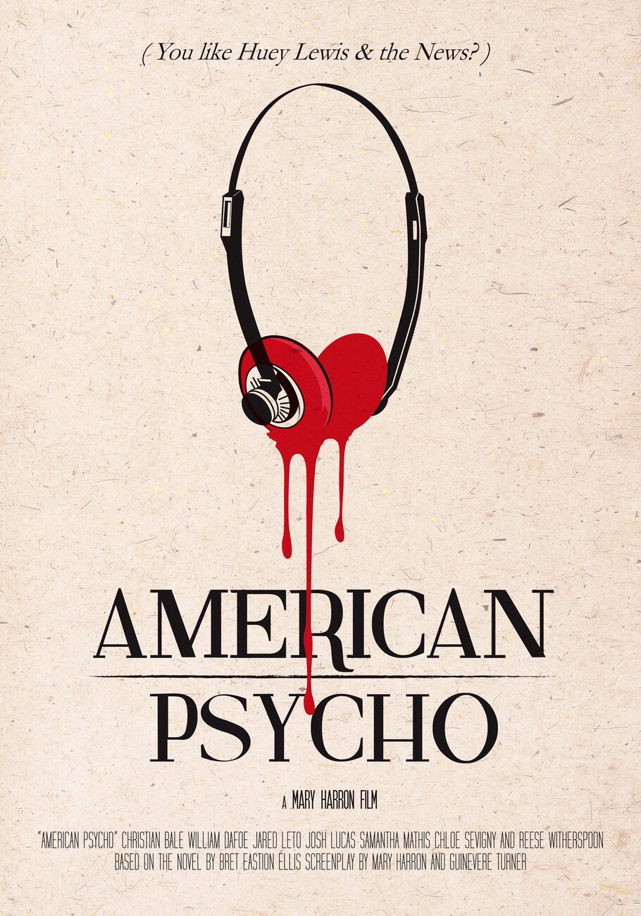 Wall Art Print American Psycho, Gifts & Merchandise