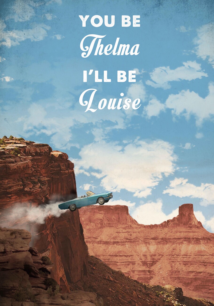 Art Poster Thelma and Louise