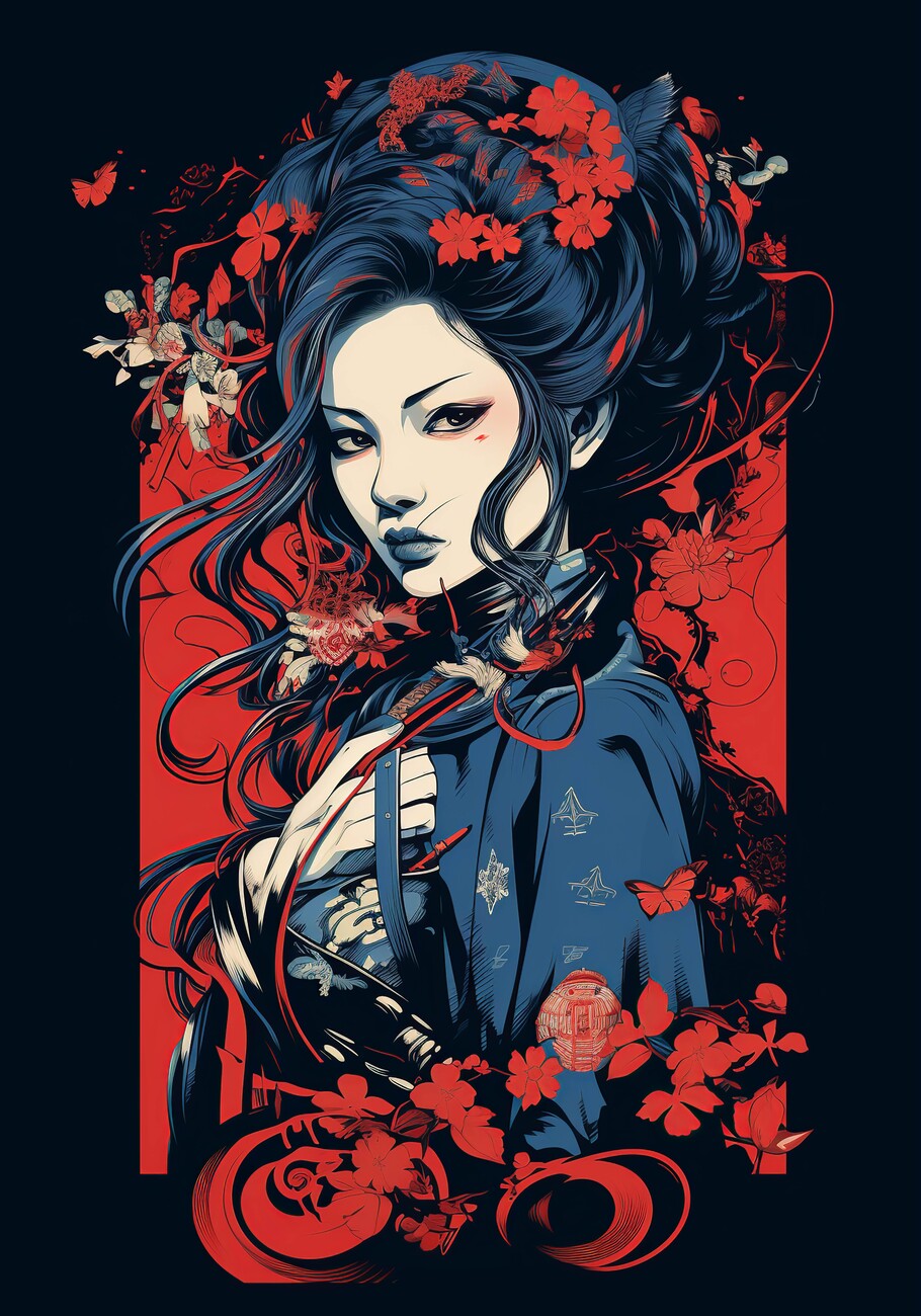 Wall Art Print | Mineko Geisha | Europosters