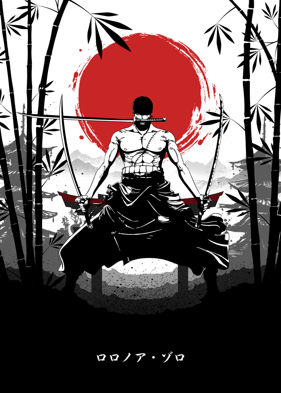 Zoro Wall Mural | Buy online at Abposters.com