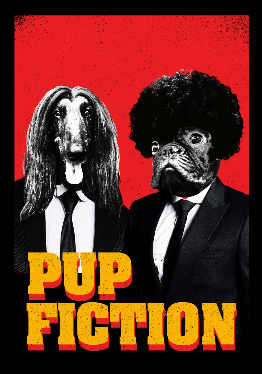 Wall Art Print Pup Fiction, Gifts & Merchandise