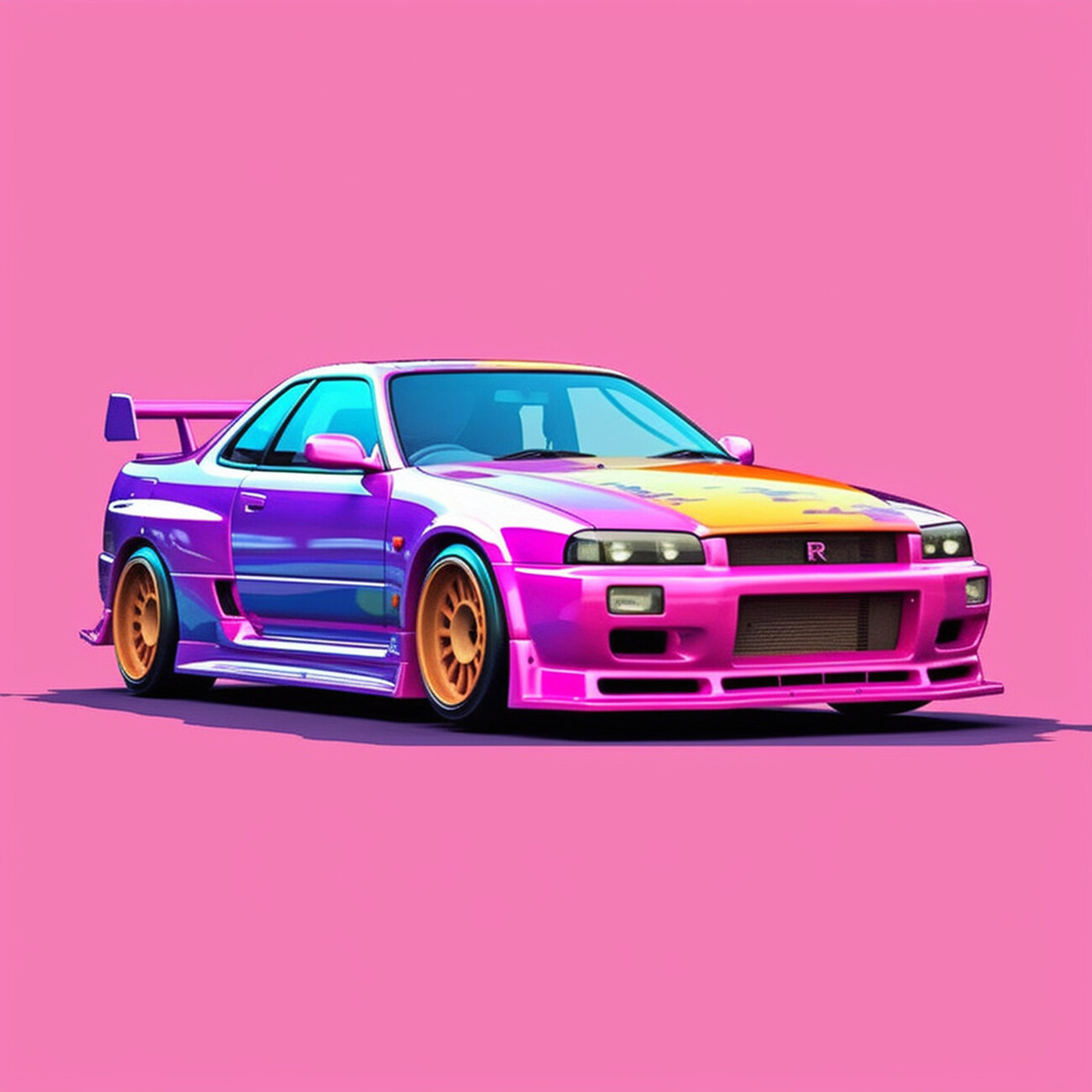 Wall Art Print Nissan GTR art, Gifts & Merchandise