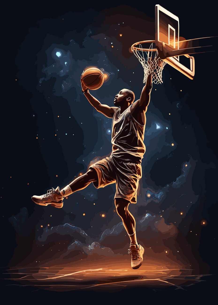 Art Poster Basketball