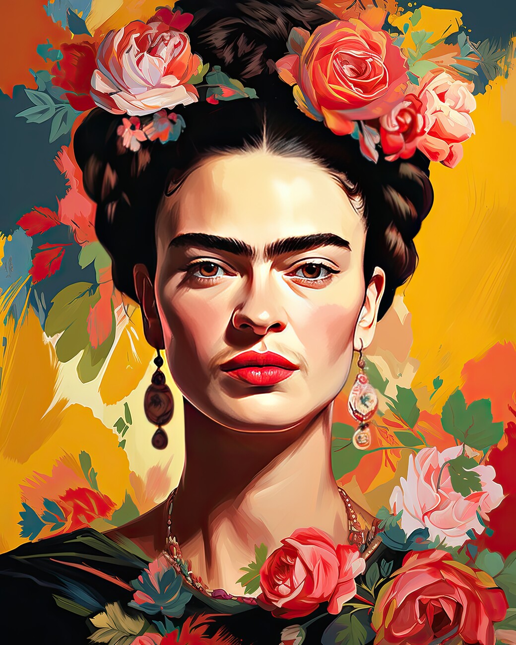 Poster, stampa Frida Kahlo Poster - Frida Kahlo Kunstdruck, Regali & Merch