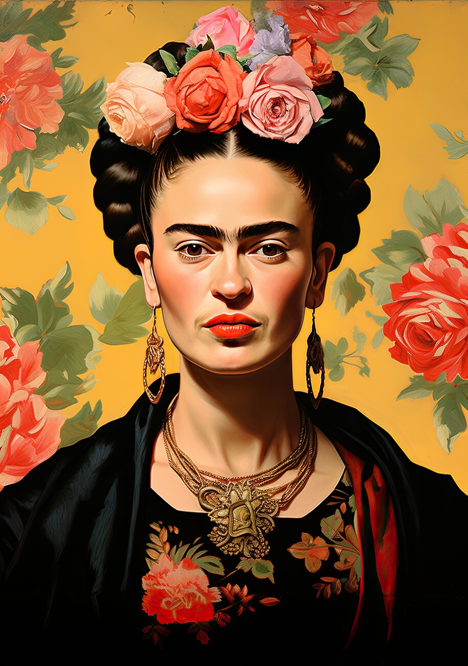 Poster, stampa Frida Kahlo Poster - Frida Kahlo Kunstdruck, Regali & Merch