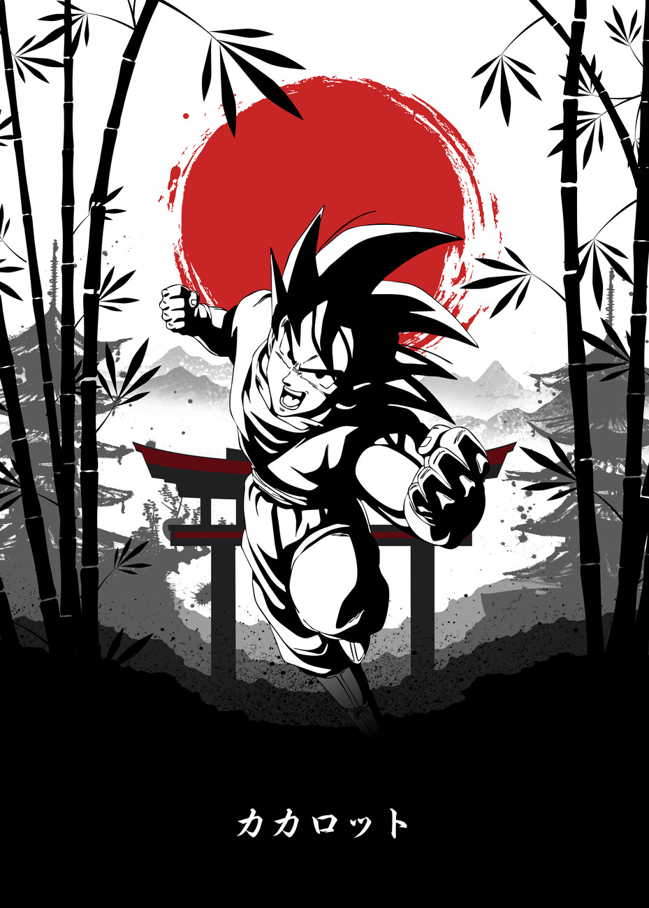 Poster Dragon Ball Z - Goku | Wall Art, Gifts & Merchandise 