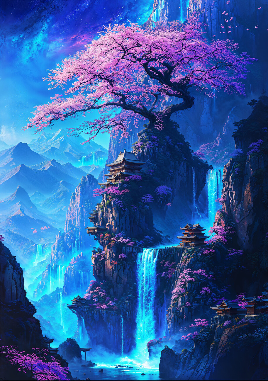 Mountains - Dreamscape wallpaper - 1080P — fabdream