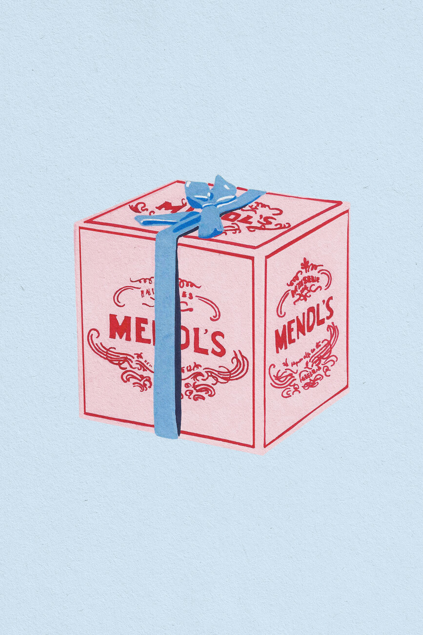 Ilustrace Mendls Box, Studio Mandariini, (26.7 x 40 cm)