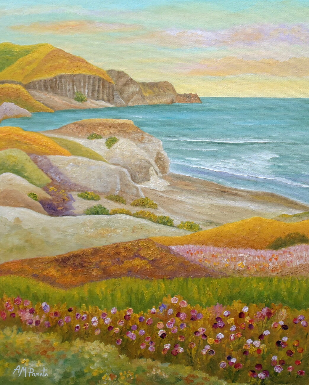 Ilustrace Prairie By the Sea, Angeles M. Pomata, (30 x 40 cm)