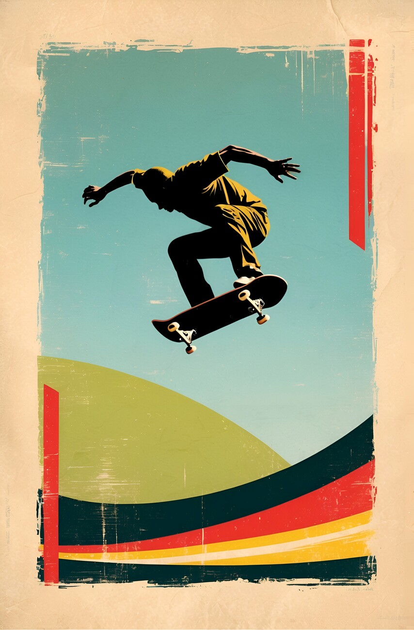 Skater Vintage For Skateboarding And Skateboarder Sport T-Shirt Skater Vintage For Skateboarding And Skateboarder Sport T-Shirt