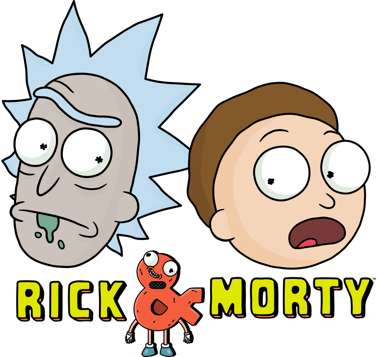 The Many Faces Of Rick - Rick And Morty T-Shirt The Many Faces Of Rick - Rick And Morty T-Shirt