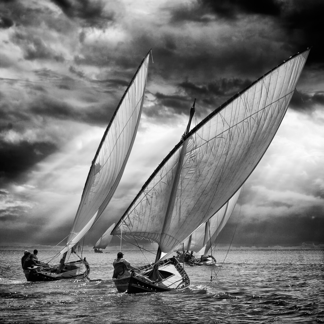 Kunstfotografie Sailboats and Light