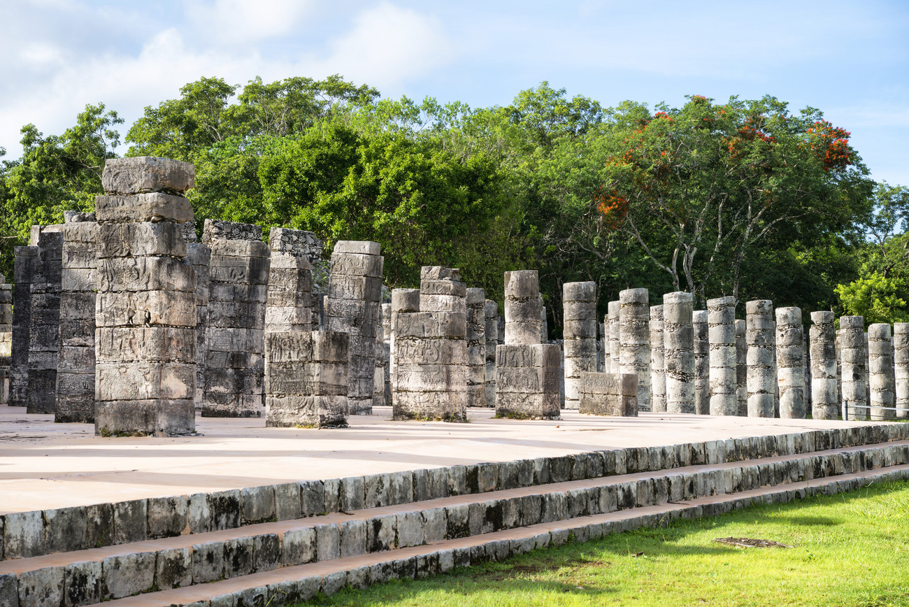 Art Photography One Thousand Mayan Columns