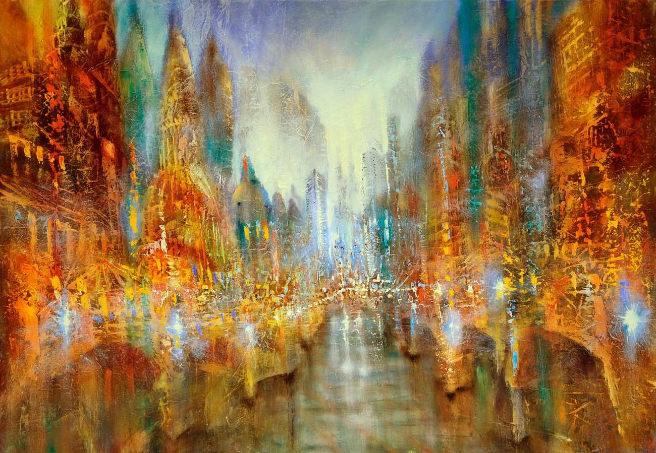 Illustration City of lights