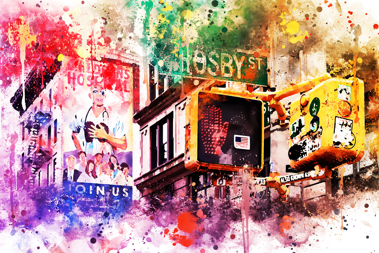 Art Photography NYC Watercolor 025