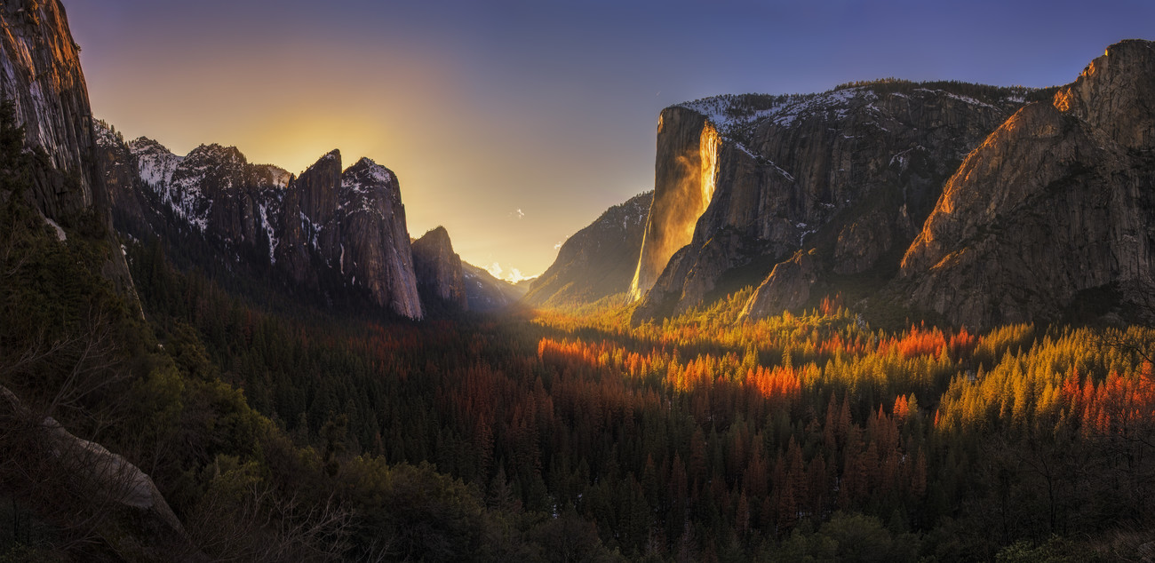 Art Photography Yosemite Firefall