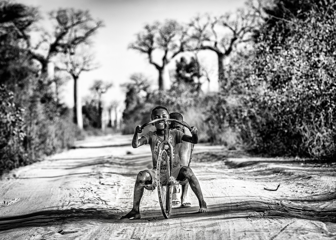 Art Photography Having fun among baobabs