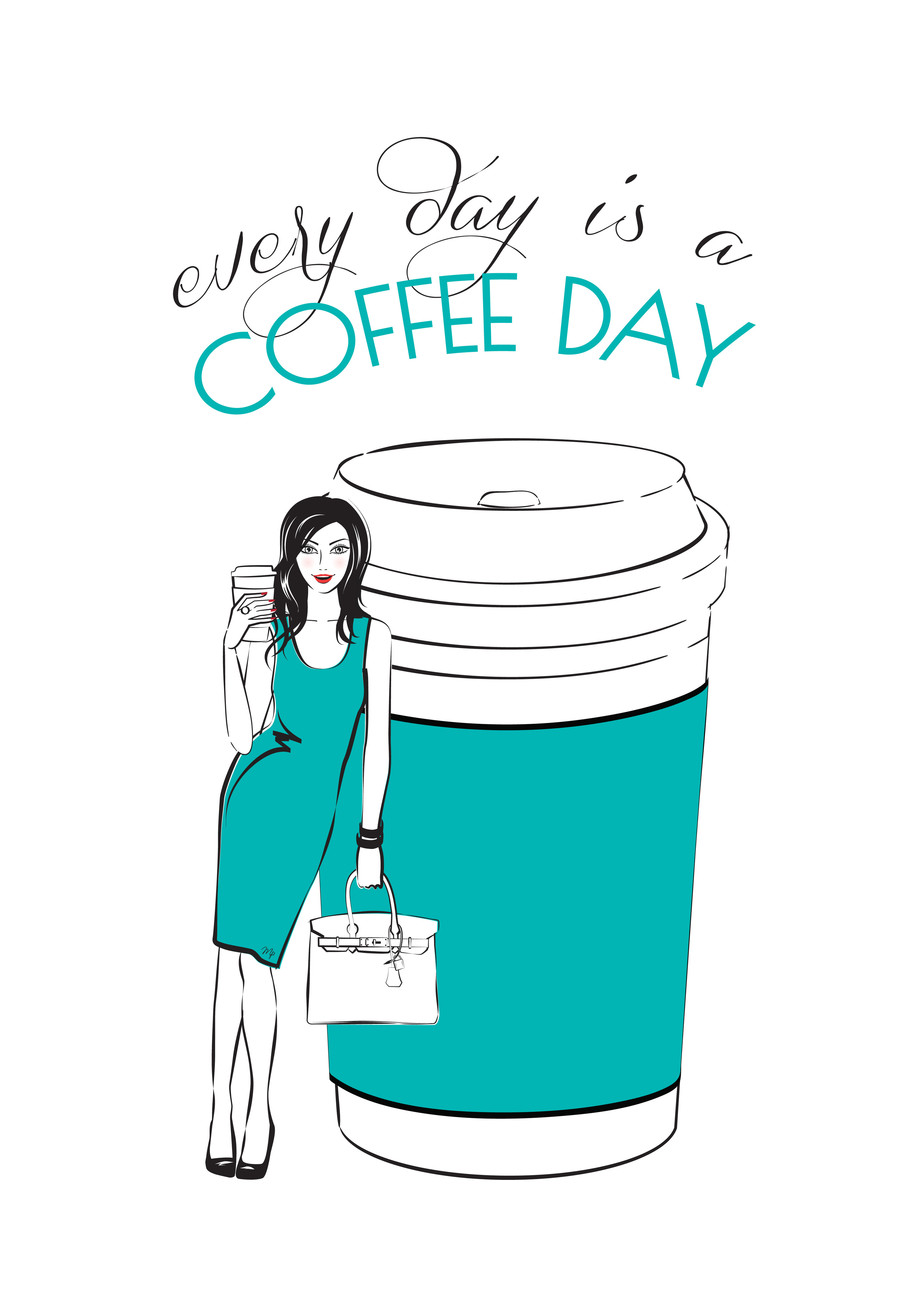 Ilustrace Coffee Day