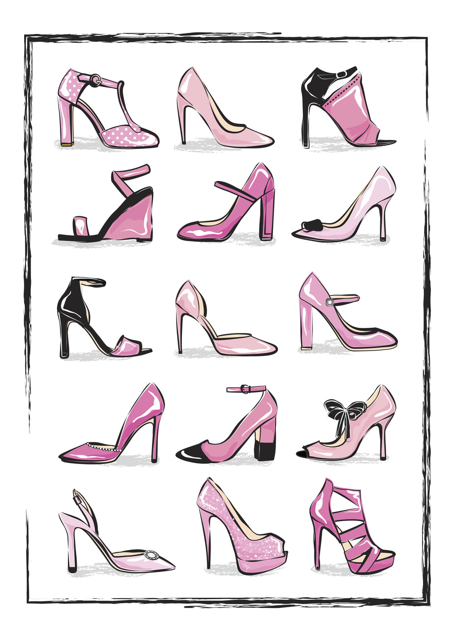 Láminas decorativas para Shoes | Posters.es