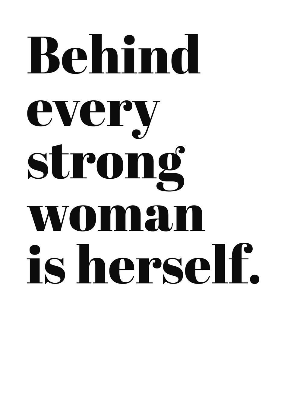 Strong Woman