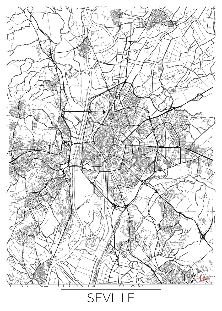 Map Seville