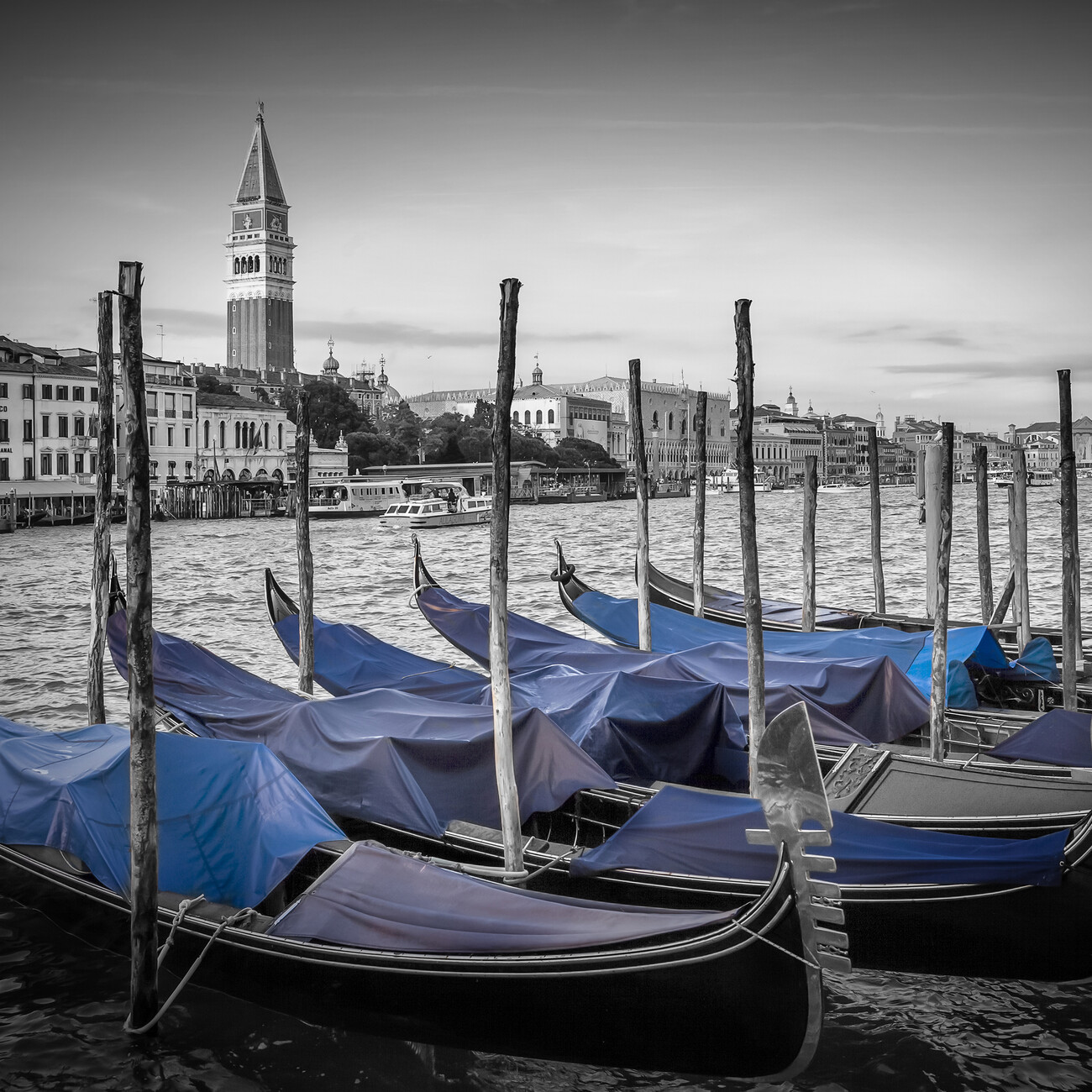 Art Photography VENICE Grand Canal and St Mark's Campanile