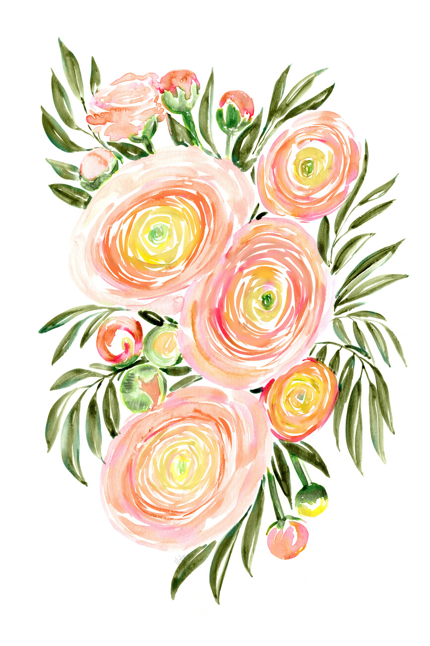 Loose flowers - Flower - Sticker