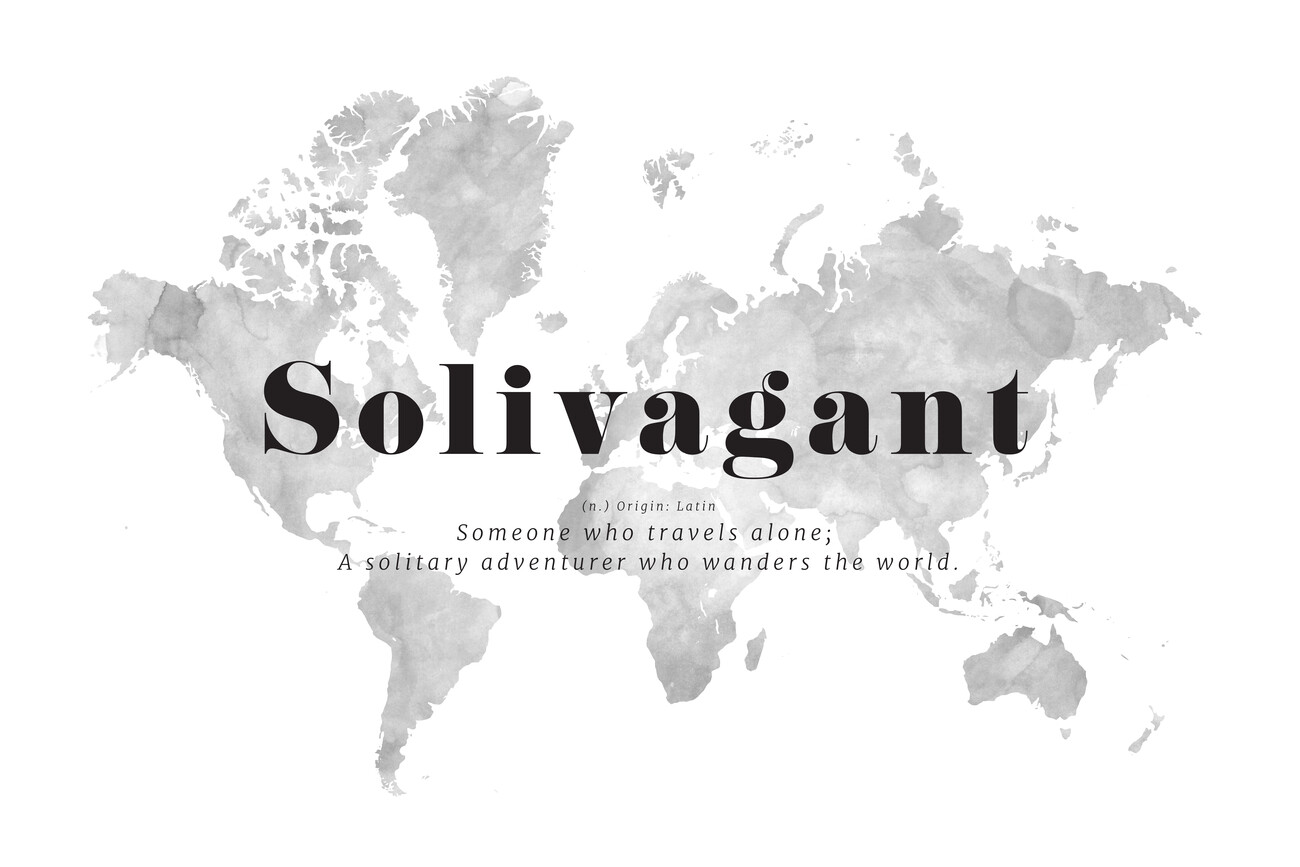 Mapa Solivagant definition world map