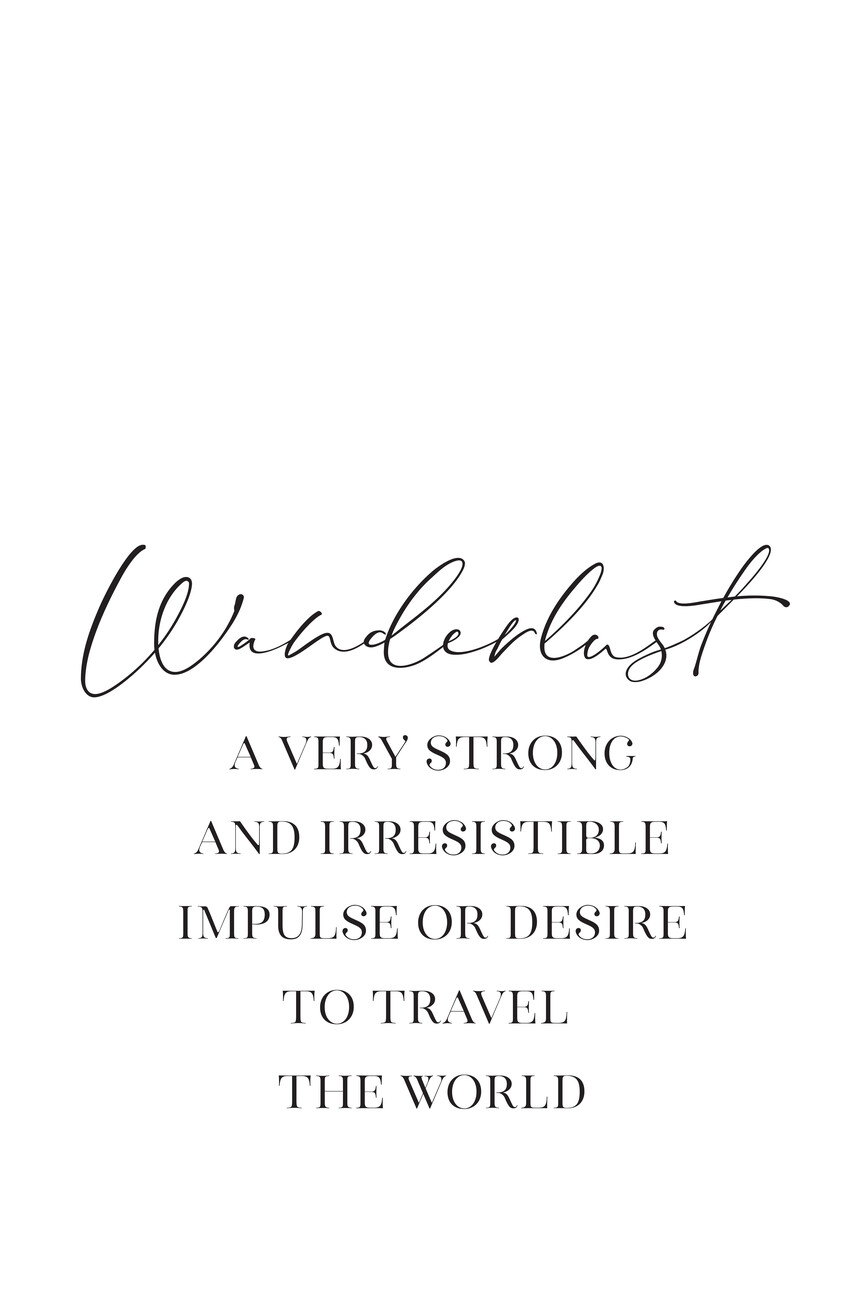 Swedish Resfeber Definition Art Print Inspiring Travel Quote -  Norway