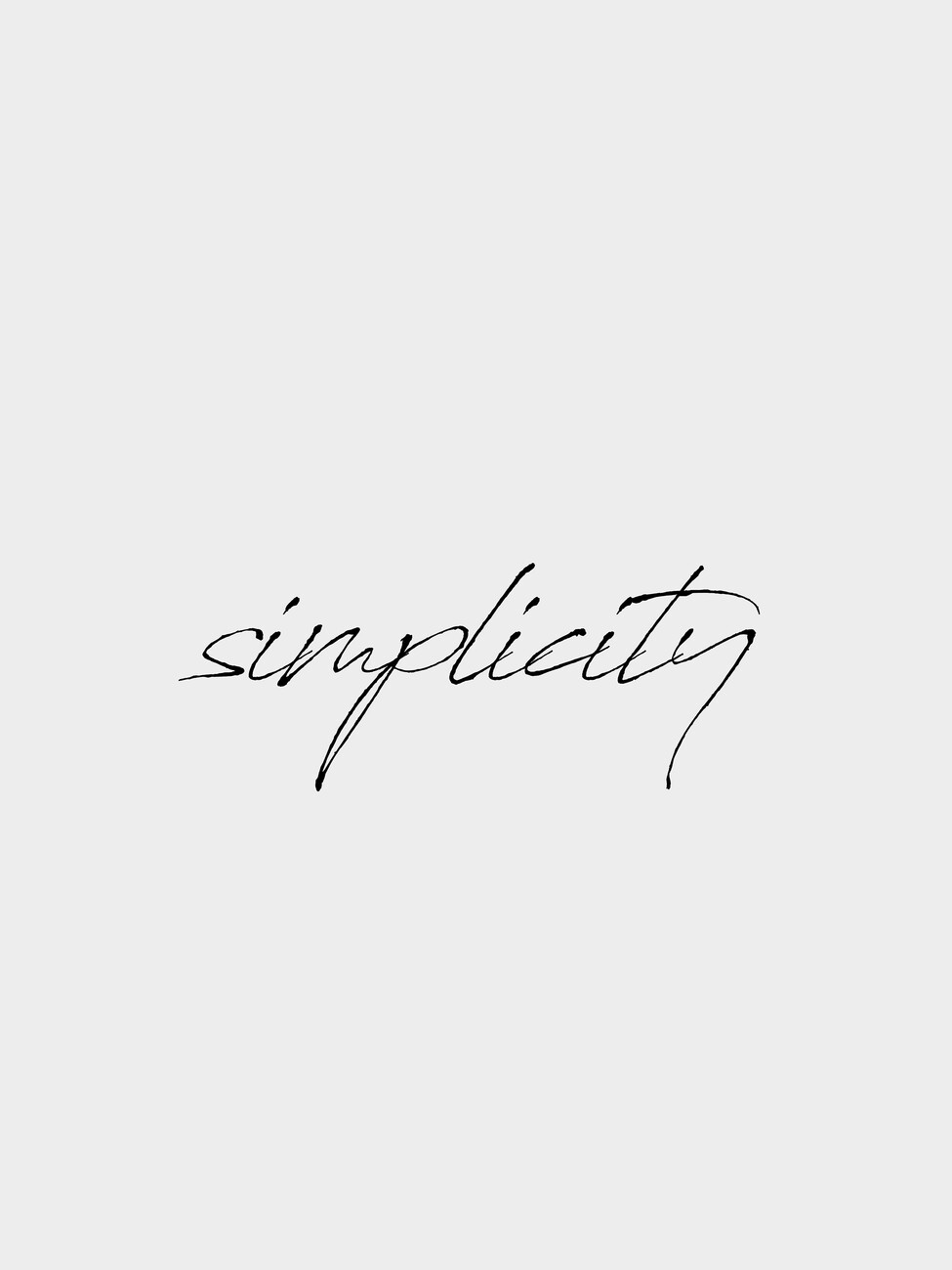 Simplicity