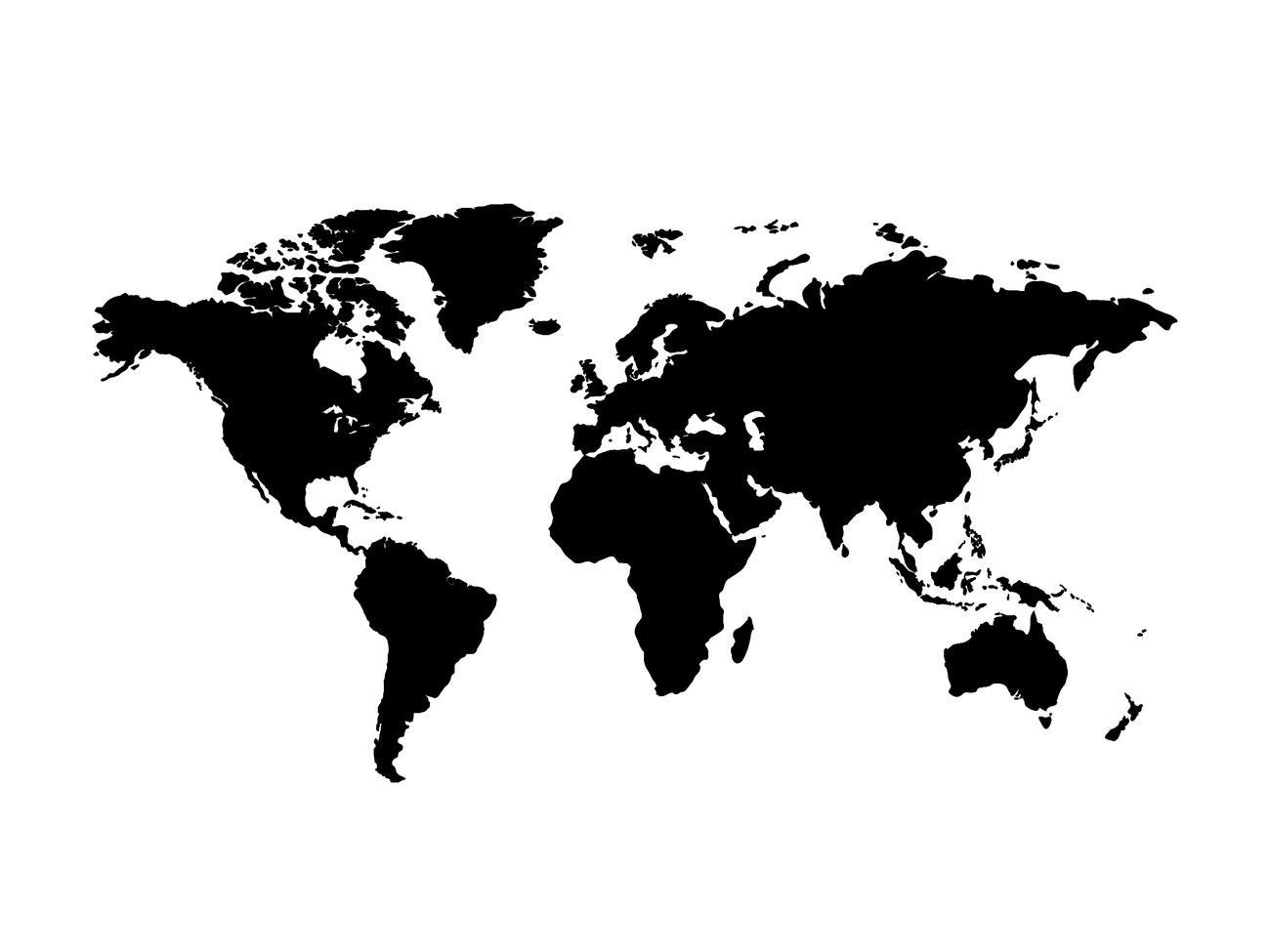 Ilustrace Worldmap black white background