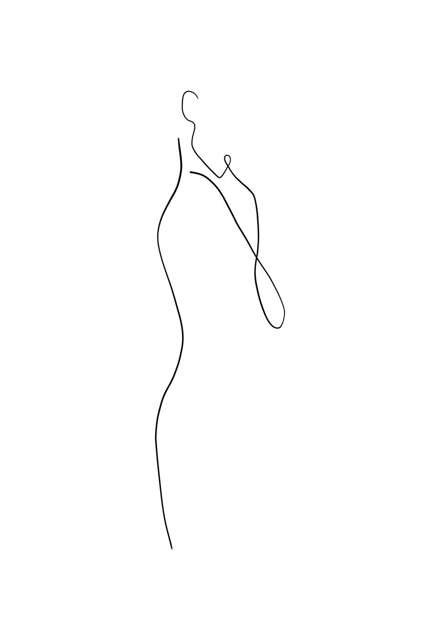 Illustrasjon Body lines