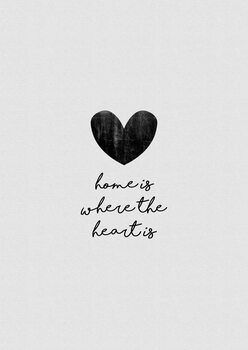 Lámina Home Is Where The Heart Is