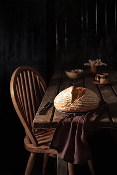 Kunstfotografie Mixed flour country bread