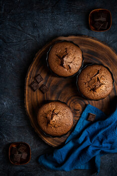 Kunstfotografie Chocolate tartelettes