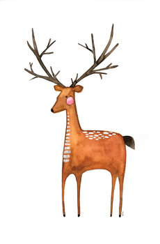 Canvas Print The Deer