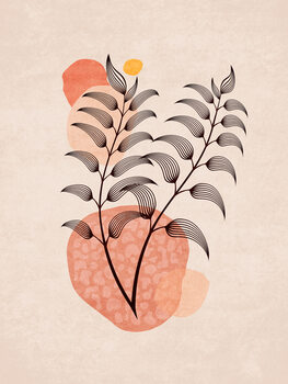 Illustrazione Boho Leaves 07