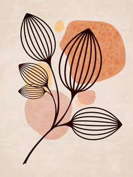 Illustrazione Boho Leaves 05