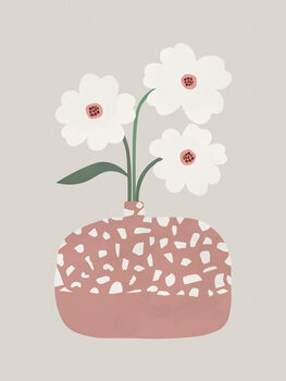 Ilustracja Terrazzo & Flowers