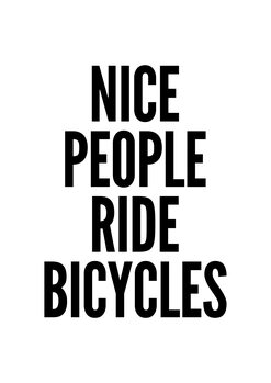 Leinwand Poster Bicykles