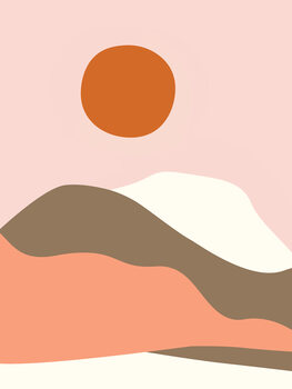 Canvas Print Graphic Desert