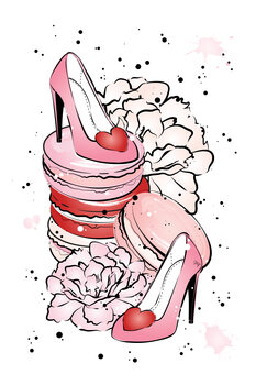 Ilustracja Love shoes
