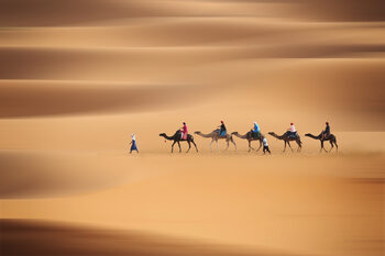 Art Photography Desert caravan