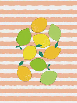 Wallpaper Mural Citrus Crowd