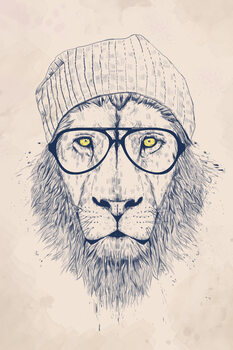 Ilustrace Cool lion
