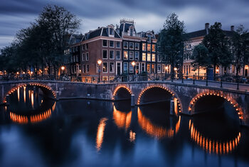 Umelecká fotografie Amsterdam By Night