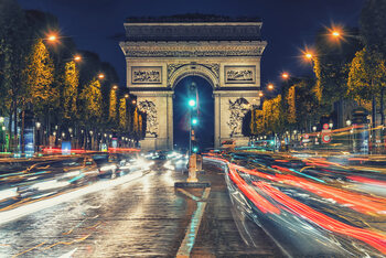 Fotografie Champs-Elysees By Night