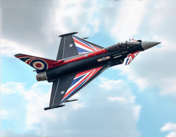 Canvas Print RAF Typhoon Anarchy1